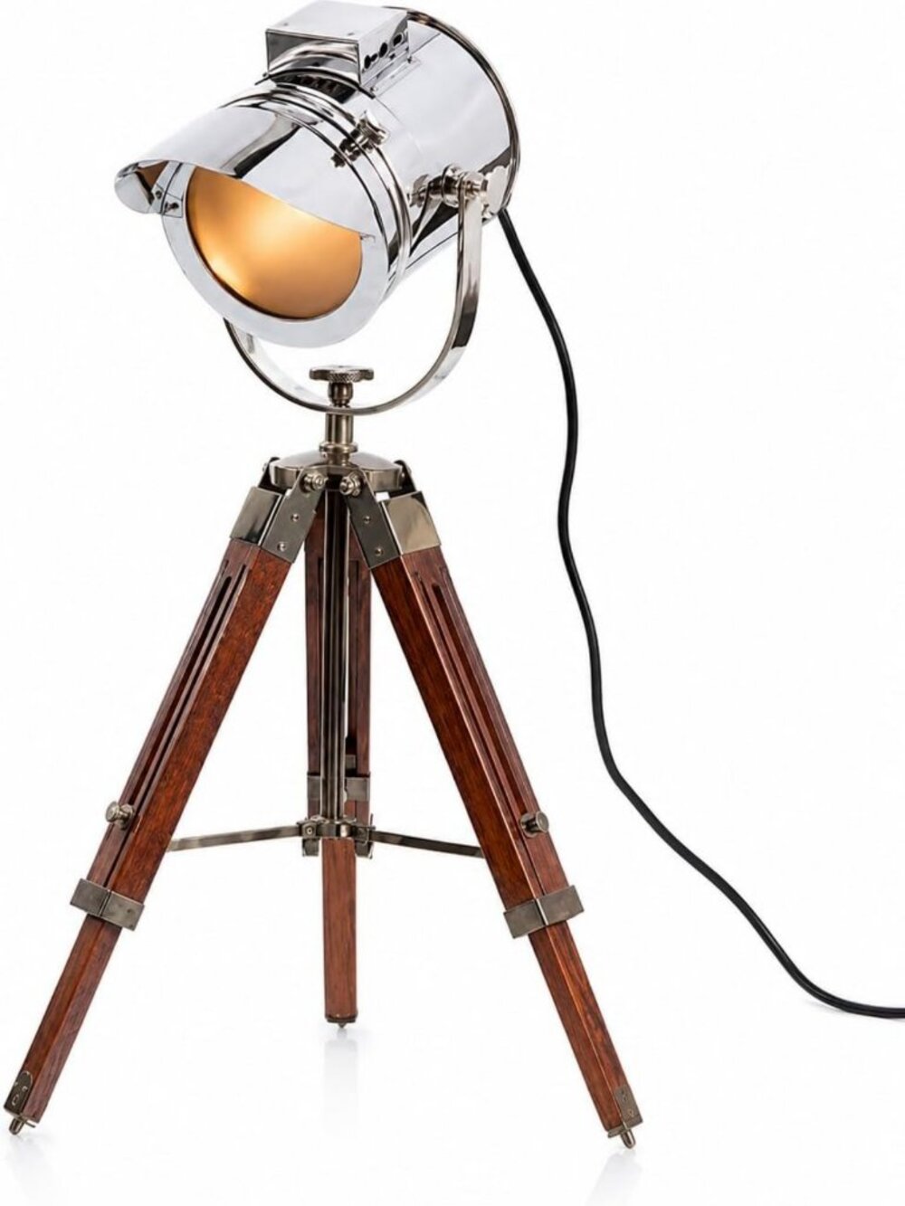 THOR INSTRUMENTS Classical Vintage Designer's Spotlight with Table Lamp Tripod
